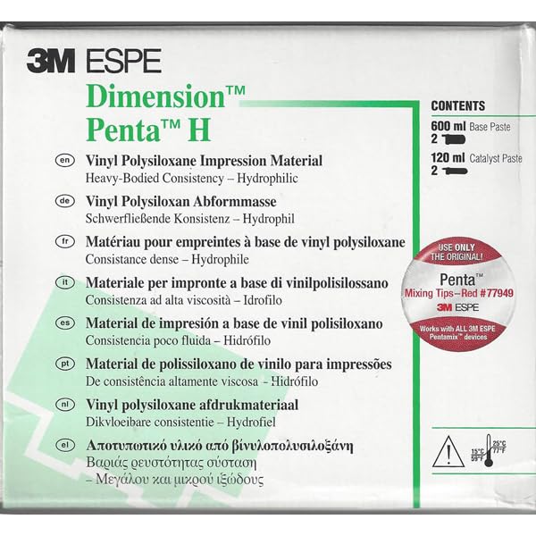 3M ESPE 3M-36714 Dimension Penta H Impression Material (Pack of 1)