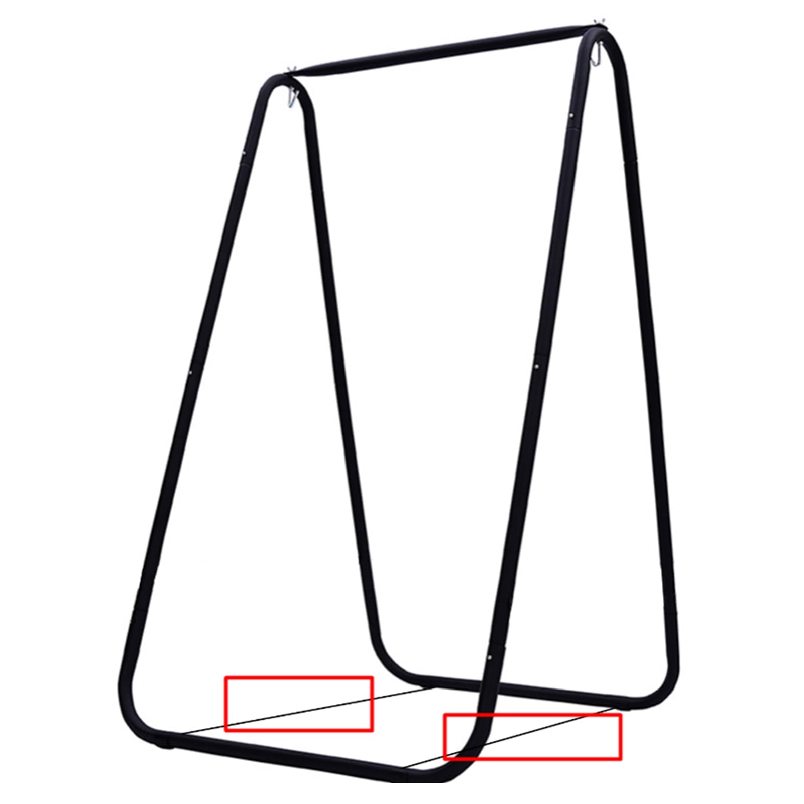 Supporto per Amaca a Dondolo, Supporto per Sedia a Dondolo a Forma di A, Robusto, Antideformazione, Supporto in Metallo per Amaca, Supporto per Sedia a Dondolo Sospesa, Adatto per Balcone