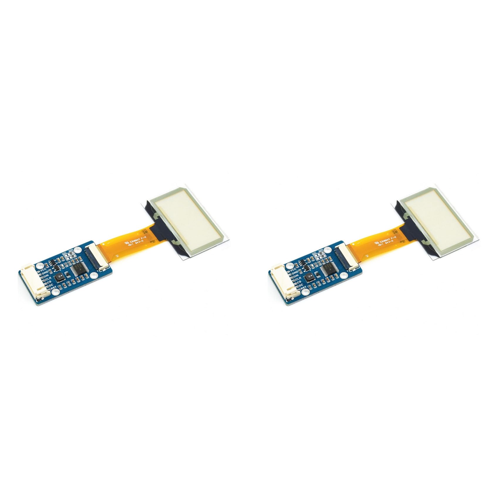 2 Satz 1,51 Transparentes Blaues OLED-Displaymodul 128 X 64 SPI/-Schnittstelle