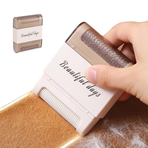 Manuelles Fussel-, Doppelend-Rasierwerkzeug, Pilling-Entferner für Pullover, Jacken, Mäntel, Bettwäsche, Kissen, Handtücher und Schals, einfaches Stoffpflegewerkzeug für Glatte, saubere und gepflegte