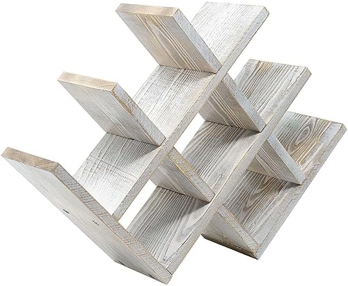 WDYB Rustic Wood Wine Racks - Floor Freestanding & ?ountertop Wine Holder Storage MagnifiQ Wine rack Wine racks Wine cabinet Wine storage Wine rack cabinet Liquor rackn