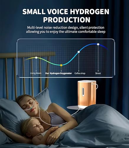 FCADFCA Hydrogen Inhalation Therapy Machine, Brown's Gas Inhaler, 99.99% High Purity H2 Water Ionizer, Dual-Port Inhaler, for Home, Clinics - Image 9