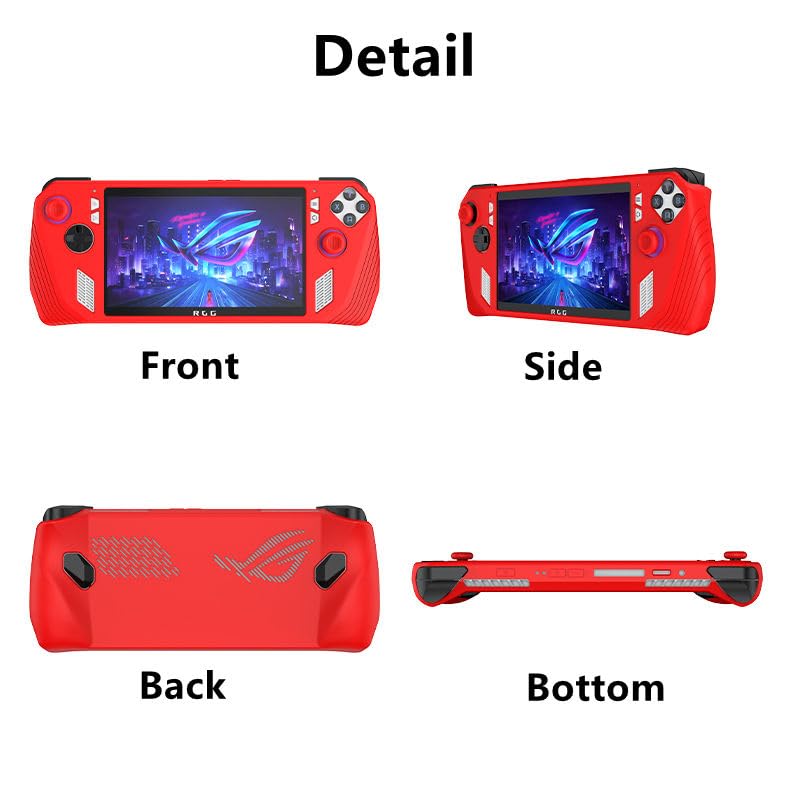 ADDGRIP® Economic Silicone Cover Designed for Asus ROG Ally Case - Asus Ally Handheld case Cover, Asus Rog Alloy Case, Asus Rog Alloy Accessories... - Image 3