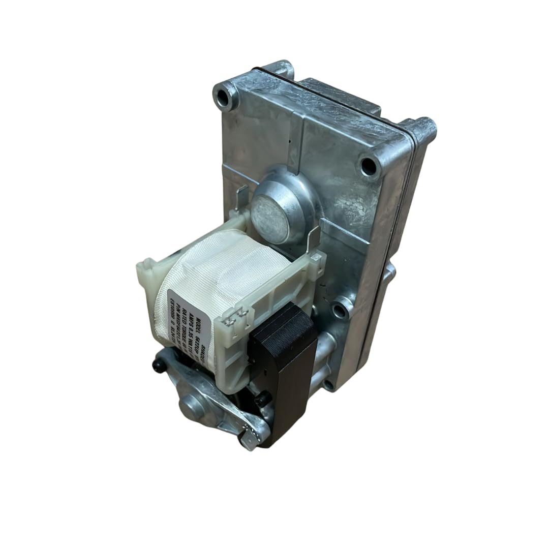 Motor de engranajes Merkle Korff S10999 para estufa de pellets, eje 9,52 mm, 1,3 rpm, sentido horario – Ref. 2101
