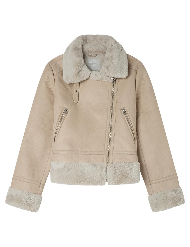 SPRINGFIELD Double Faced Biker Jacket SPORT JACKET Mujer