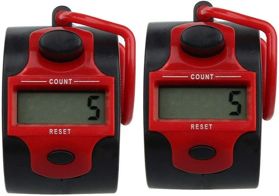 Contatore Manuale A Dito Con Display LCD | Clicker Per Conteggi Lap, Maglia O Sport | Resettabile E Portatile - Foto 9