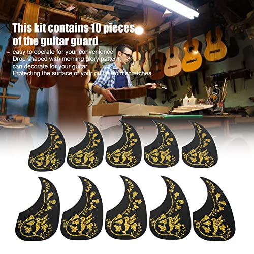 Pickguard pour Guitare Acoustique, 10 Pièces Pickguard pour Guitare Acoustique en Forme d’eau Motif Morning Glory Anti… - Les Beatles, Paul McCartney, John Lennon, RIngo Starr, George Harrison Pickguard pour Guitare Acoustique, 10 Pièces Pickguard pour Guitare Acoustique en Forme d'eau Motif Morning Glory Anti… – Image 8