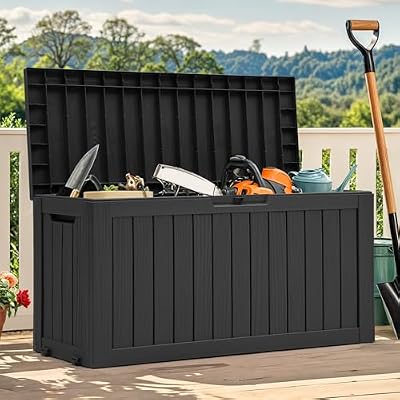 YITAHOME 72 Gallon Outdoor Storage Box w/Wheels