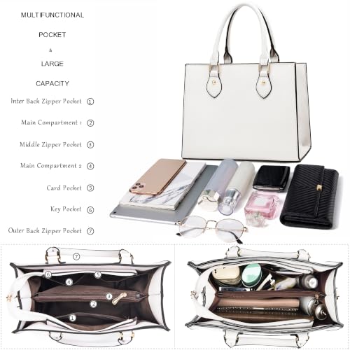 Image of CHICAROUSAL Crossbody Purses and Handbags for Women PU Leather Tote Top Handle Satchel Shoulder Bags