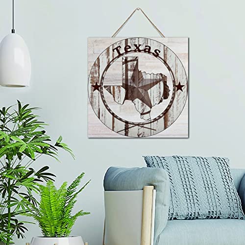 Panneau de décoration murale bois Texas Lone Star suspendre vintage