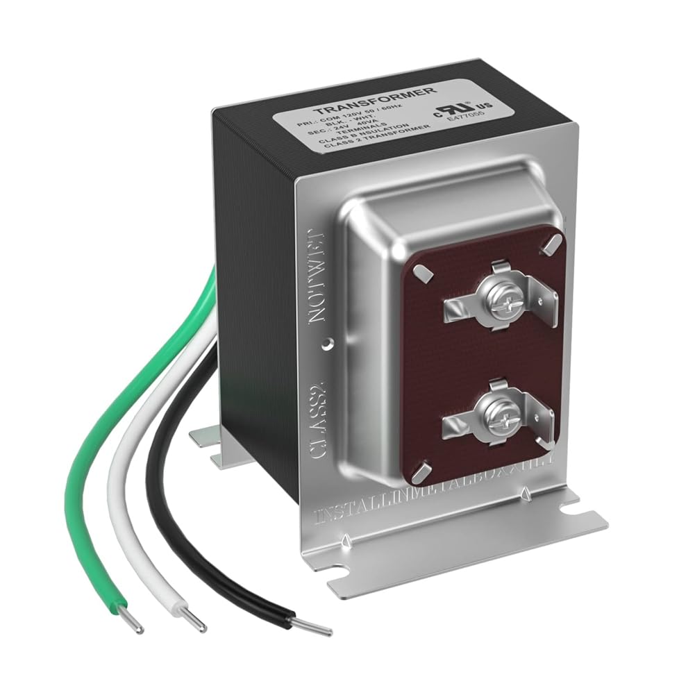 ximie Doorbell Transformer 24V 40VA for Ring Video Doorbells, Hardwired Door Chime Transformer Power Supply