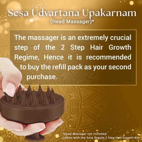 SESA Regain ayurvedic oil Refill 100 ml I Helps Reduces Hairfall I Boosts Hair Growth I Natural I Ayurvedic certified | Clinically Proven - Image 7