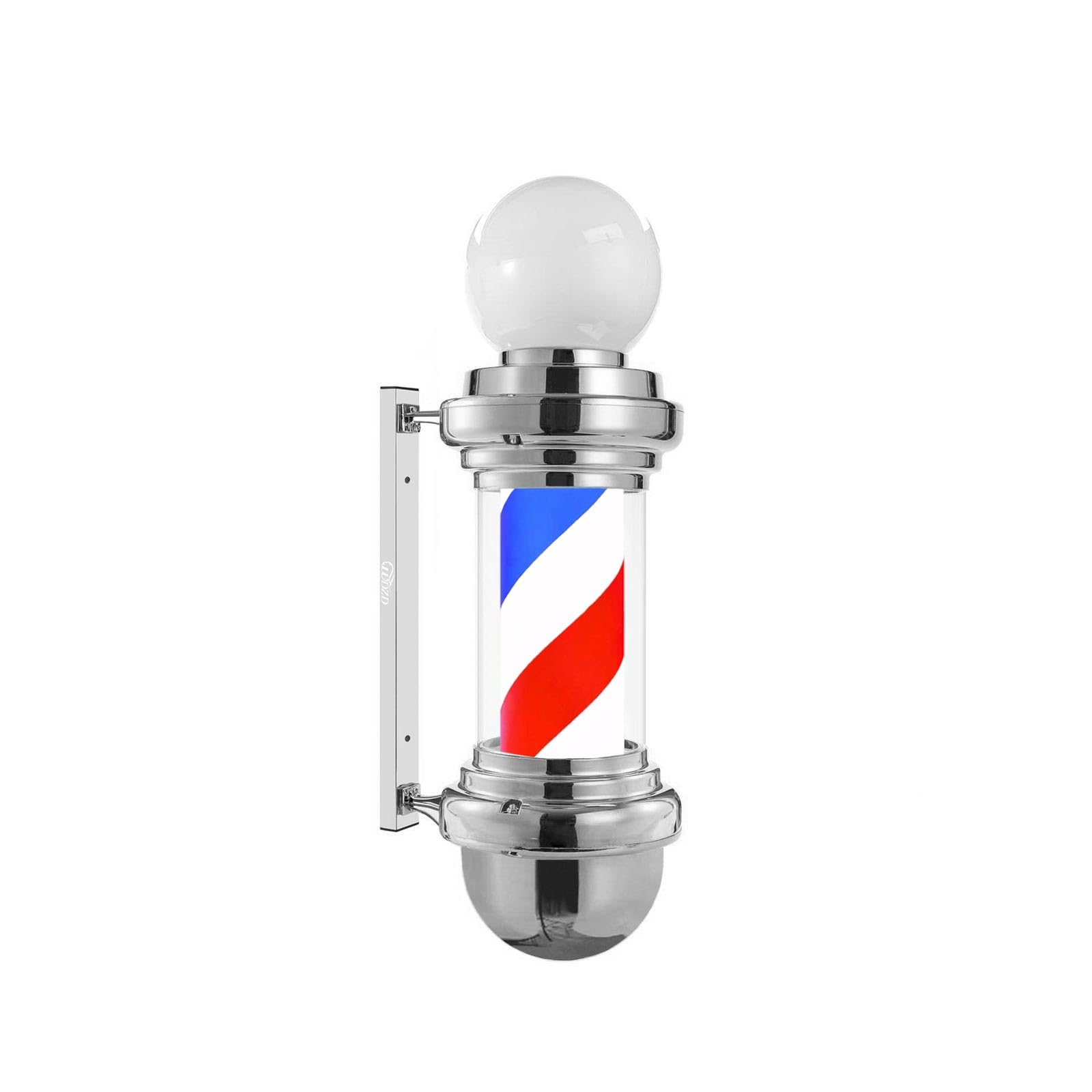 Amazon.com: WDZD 20'' Mini Silver Barber Pole Light : Office Products