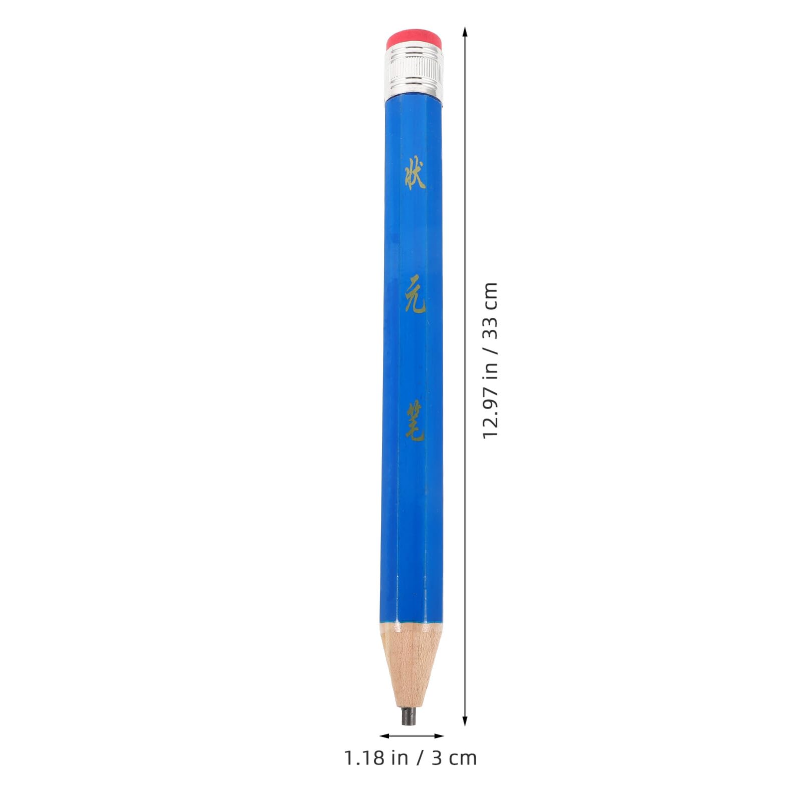 6 piezas Lápices de Madera Octogonales Grande para Material Seguro y Ergonómico Útiles Escolares para Estudiantes para Escritura y Dibujo Color Aleatorio Color Aleatorio