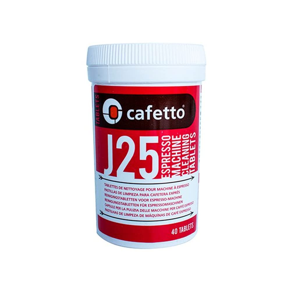 Cafetto J25 Cleaning Tablets for Super Automatic Espresso Machines - Jura and Krups