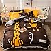 Geek Cook, set copripiumino in flanella, quattro pezzi di peluche autunno e primavera bambino flanella set breve flanella copripiumino fornitori-giraffe_2.0m (6.6 piedi) letto