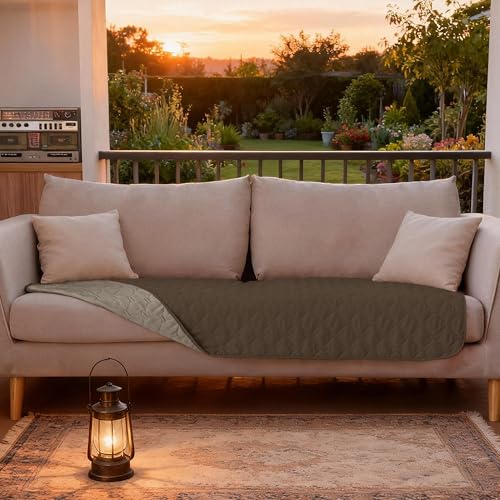Image of gogobunny 100% Double Sided Waterproof Dog Blanket Soft Pet Bed Cover Reversible Protect Furniture Couch Sofa Car for Puppy Cat Kids (Dark Walnut /Light Walnut, 30x70 Inch (Pack of 1))