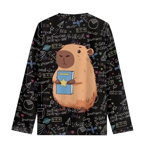 Image of Kids Long Sleeve Shirts for Girls 3-16 Year Old Cute Clothes for Teen Girls Casual Workout Tops