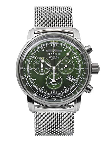 Chronographe Zeppelin 8680M4 la montre idéale du voyageur avec alarme utile