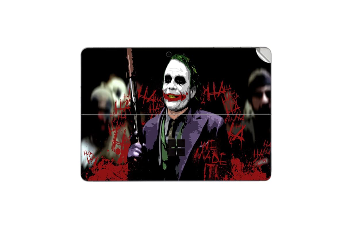 GADGETS WRAPPrinted Vinyl Top Only Skin Sticker Decal for Microsoft Surface Go - Joker Haha