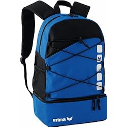 erima 723340 Mochila Multifunción con Compartimento Inferior, Unisex, New Royal/Negro, 1