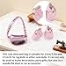 Pink Shoes & Waist Bag for Dolls, PU Leather Shoes Cloth Bag Cute Fashion Toy Costume Accessories for 5.9in & 6.7in Doll Decoration and Display
