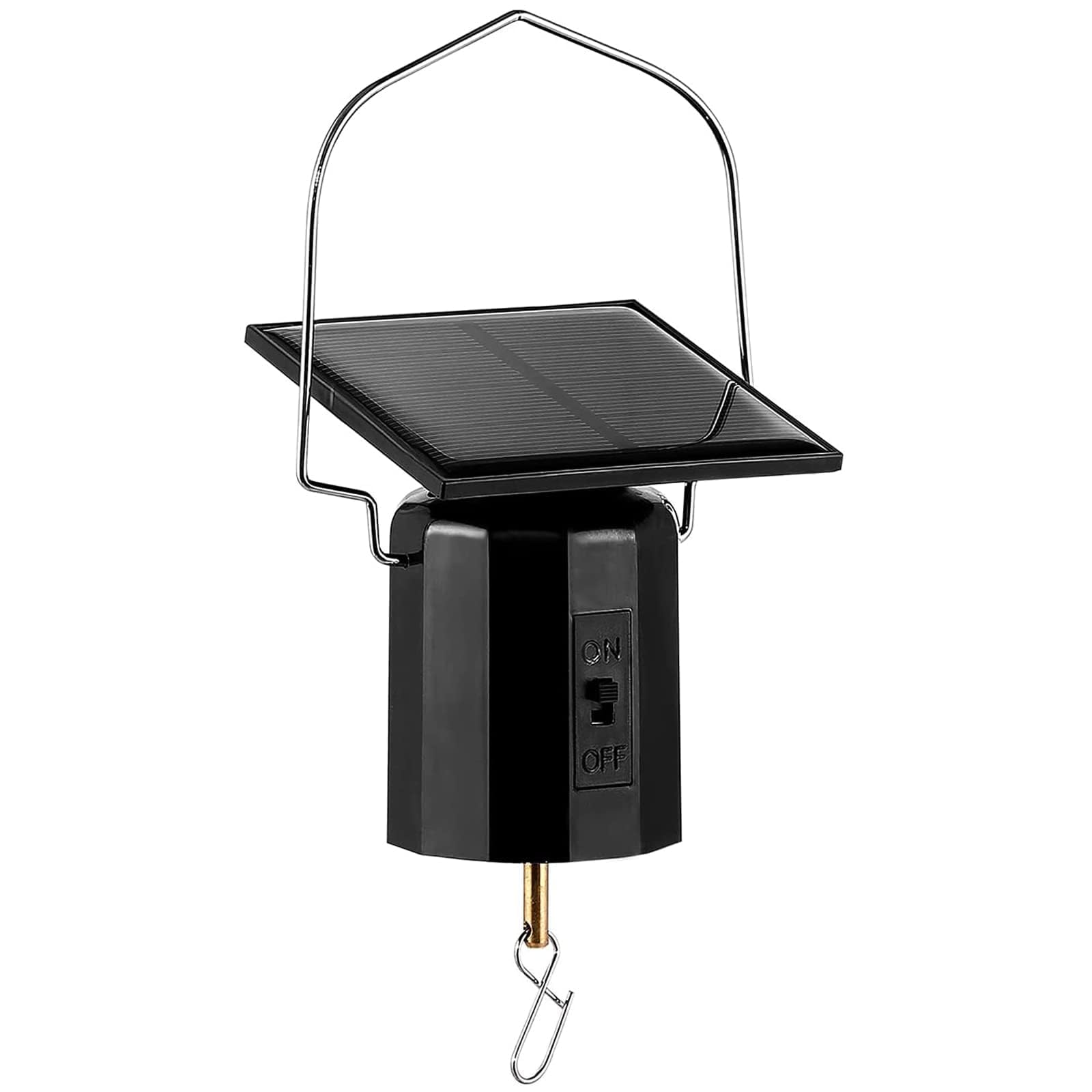 Solar Motor, Rotating Display Hanging Spinning Motor for Wind Spinners for Garden Hanging, Solar Powered Wind Spinner Motor Outdoor Decor Accessories for Sun Catchers Wind Chime