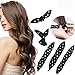 Diealles Shine 20 Pcs Capelli Rulli Spugna Flessibile Capelli, Flessibile Schiuma Bigodini Cuscino Morbido Bigodini Cura Dei CapelliDIY Spugna DIY Styling Tools, Nero