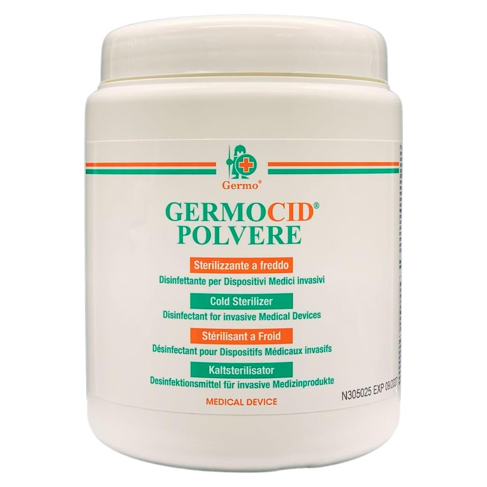 Disinfettante e Sterilizzante in Polvere, può Essere Utilizzato come Decontaminante, Disinfettante e Sporicida, 500g