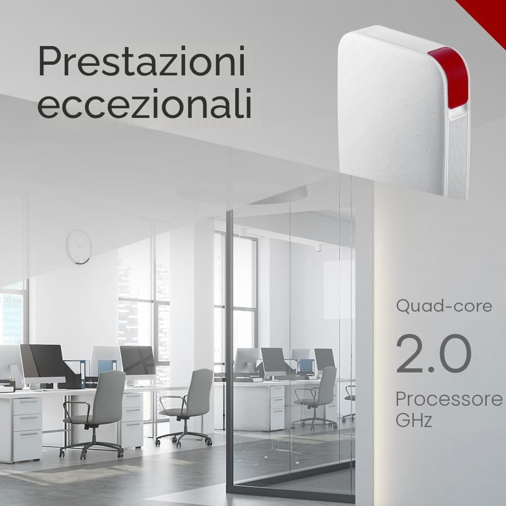 Zyxel Router Firewall di Sicurezza | AX6000 WiFi 6 | Dual-WAN | USGLITE60AX | 2 Gbps, Fino a 5 Utenti, 2x Porte Multi-Gig 2,5G, IPS, Anti-Malware, Pacchetto Elite 1 Anno, Gestione Cloud Nebula