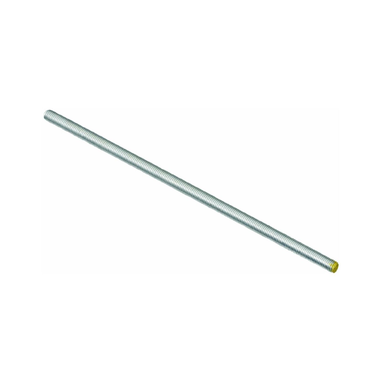 Stanley 179440 Threaded Rod, 7/16-14 x 24 in, Low Carbon Steel, Zinc Plated