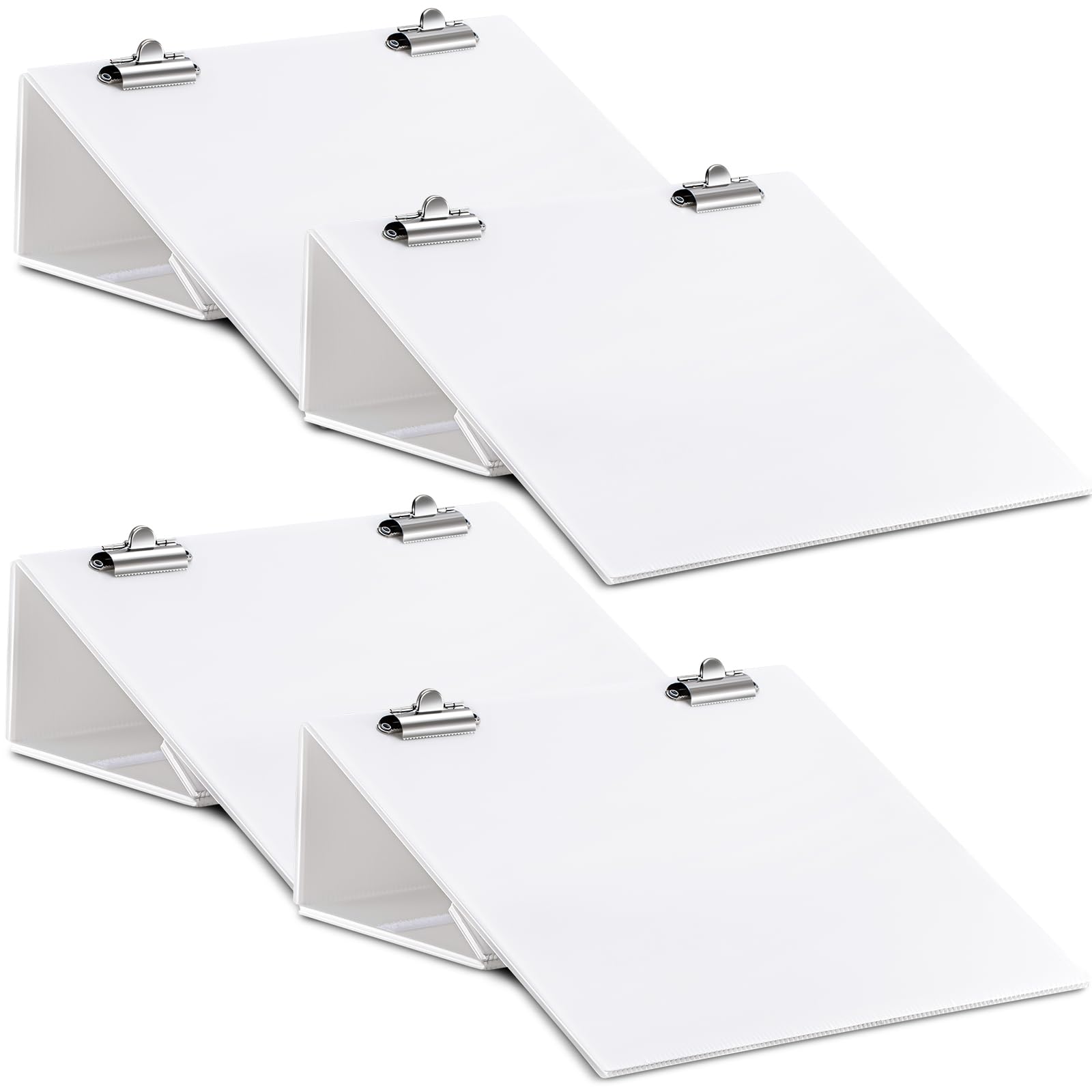 Nuanchu Folding Slant Board for Writing 14 x 12 Inch Large Slanted Clipboard Adjustable Tilted Writing Board Sloped Surface to Improve Handwriting Legibility Endurance for Office Reading(4 Pcs) โ image 1