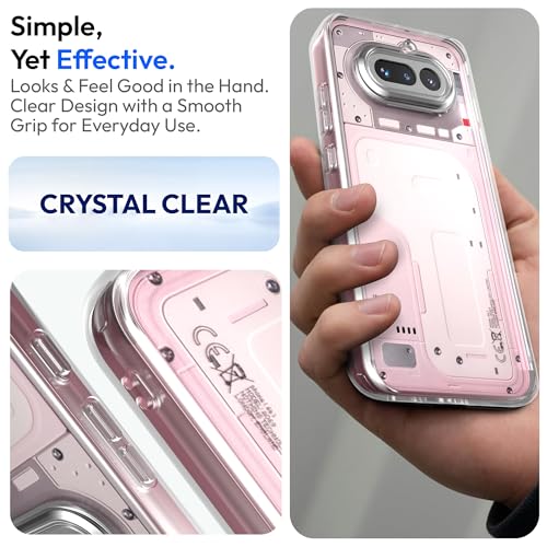 Image of KAPAVER Impulse Case for Nothing Phone 4a | Hard Protection Clear Case for Nothing Phone 4a (Clear)