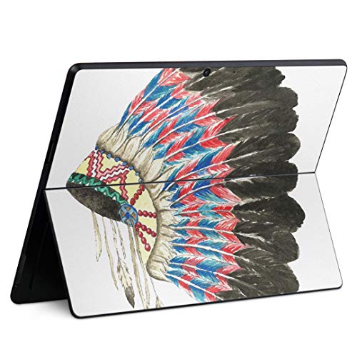igsticker Surface Pro X 専用スキンシール サーフェス プロ エックス ノートブック ノートパソコン カバー ケース フィルム ステッカー アクセサリー 保護 016155 民族 外国