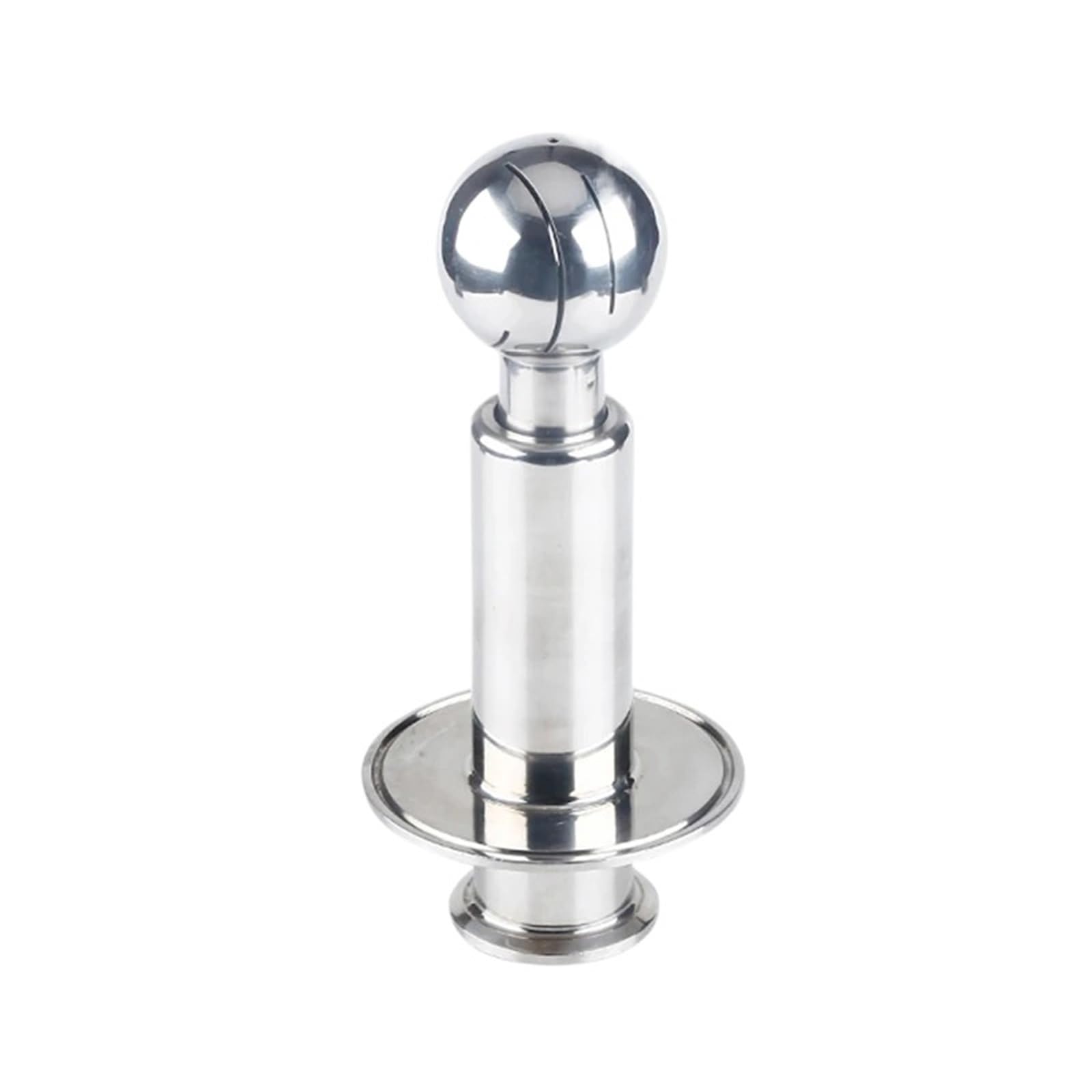 1.5" Tri Clamp to 2. Tank Rotating CIP Spray Ball Compatible Cleaning