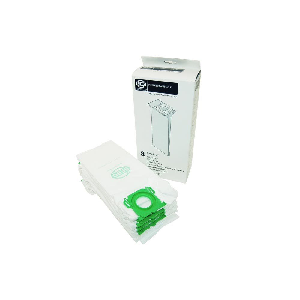 Genuine Sebo Vacuum Cleaner Filter Bags 6629Er