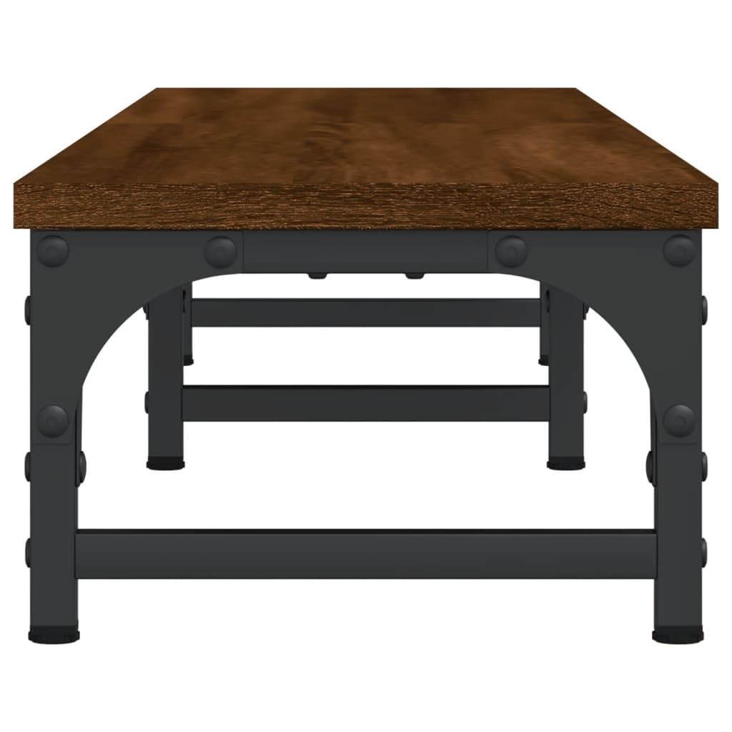 Générique Support Moniteur chêne Marron 105x23x15,5 cm Bois d'ingénierie,Appareils électroniques,Accessoires électroniques,Accessoires pour Ordinateurs,Supports pour ordinateurs-834014