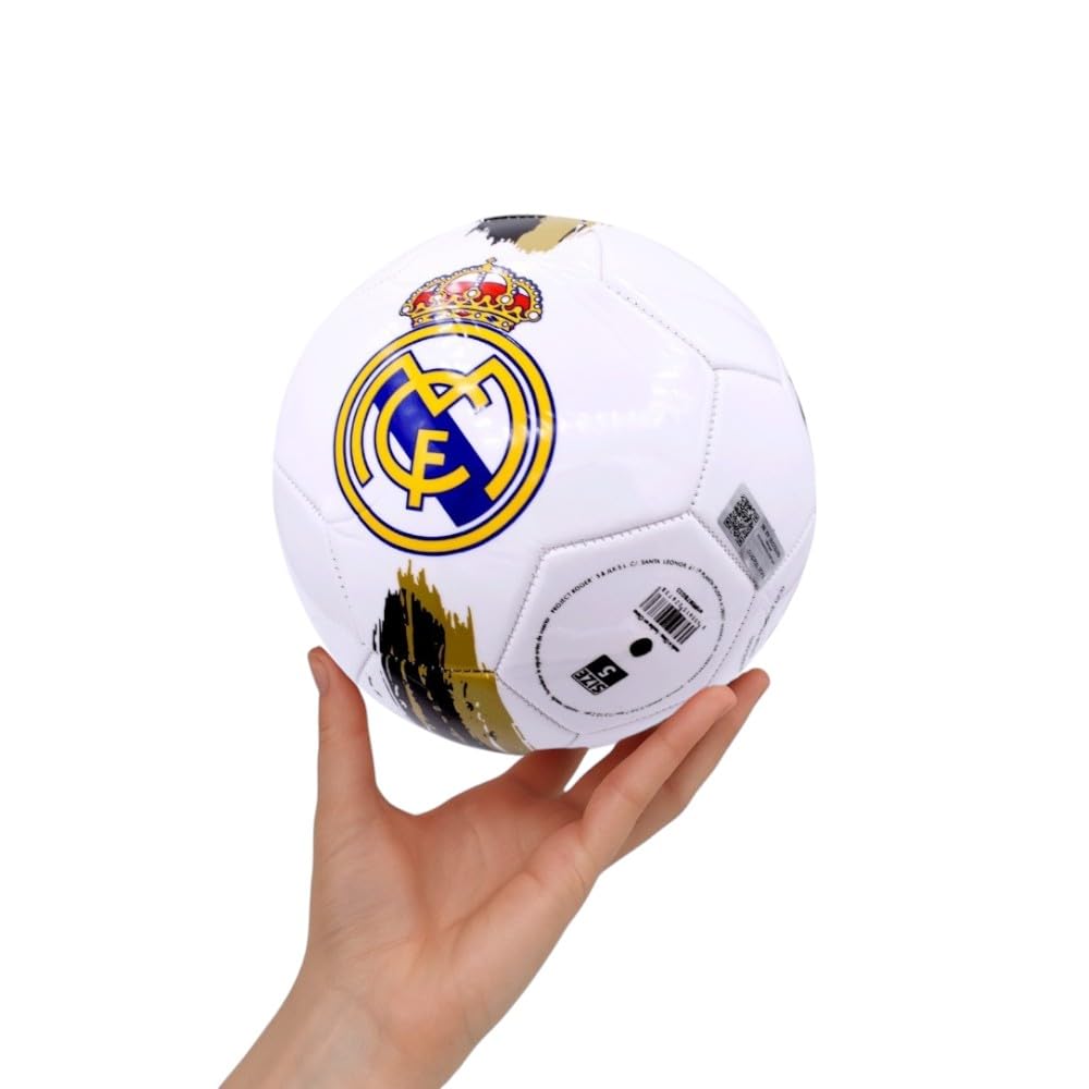 Real Madrid Voetbal Mini - Wit/Goud