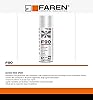 Faren F90, Acciaio Inox Spray, ideale per il trattamento di metalli, Antiossidante, Anticorrosivo, a base di polvere di Acciaio Inox 18/10, 400ml