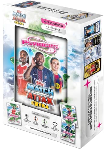 Topps UCC Match Attax Extra 2026 - Mega Tin - Pyskicks - enthält 48 Karten darunter 3 Pyskicks-LE-Karten.