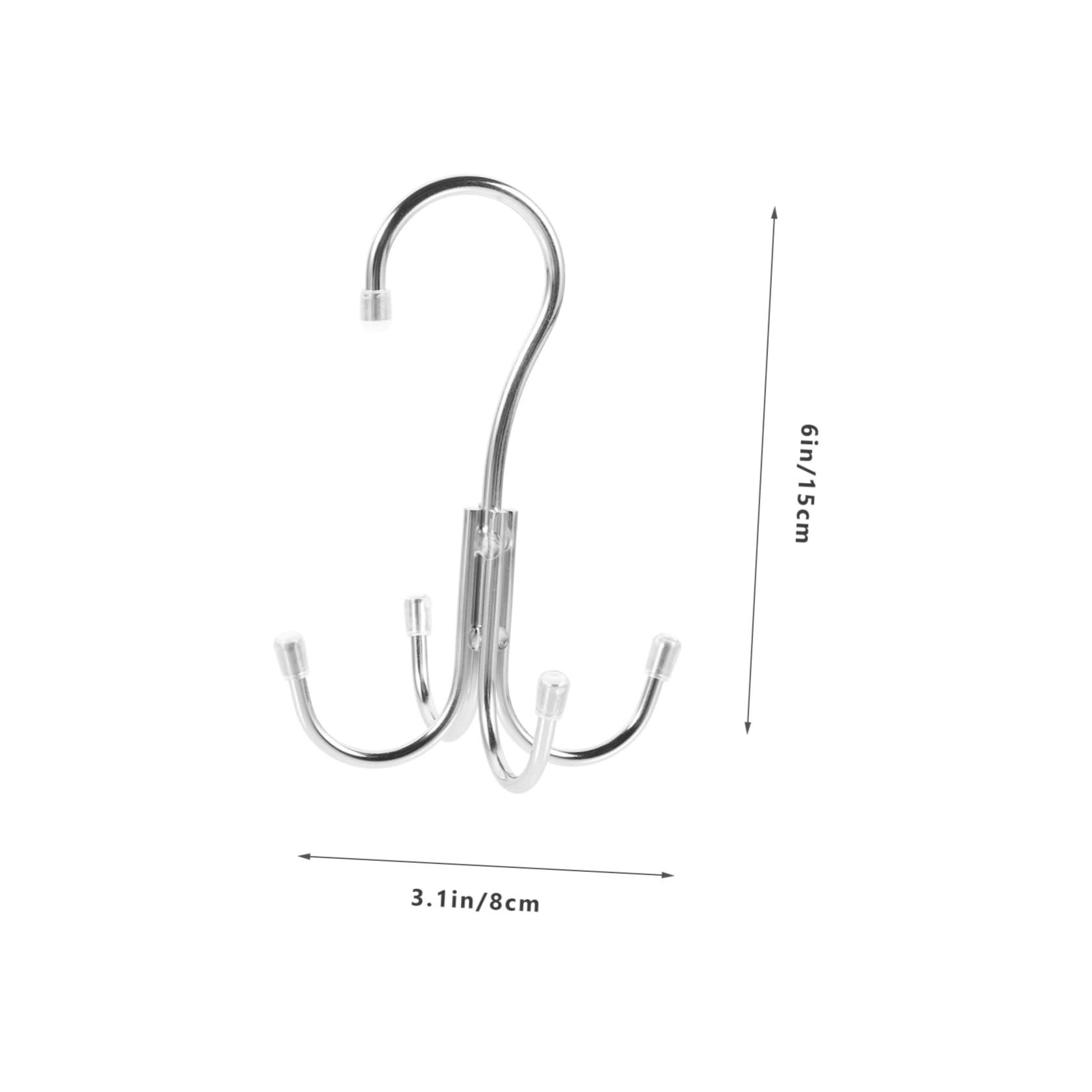 Cabilock 360degree Rotating Multi-Purpose Hanger Rack for Shoes Scarves Ties and Belts Hanging Shelf Organizer for Closet Laundry Bedroom and Kitchen Storage