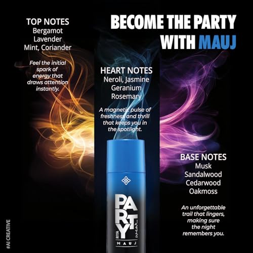 Image of Riya Mauj Long Lasting Deodorant | Deo Spray for Men | Body Spray - 200 ml Fresh Energy Scent