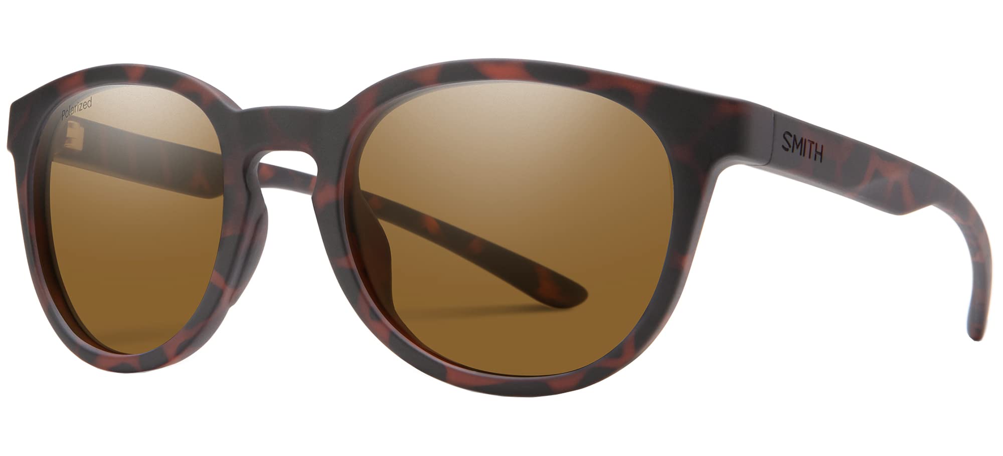SMITH Eastbank Core, Occhiali da Unisex-Adulto, Tartaruga Opaca/Marrone polarizzato, Taglia Unica