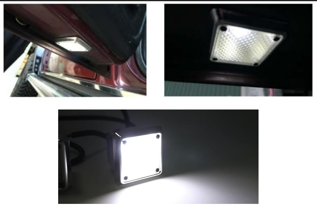 (4 White Welcome Door Courtesy Light compatible with 1986-2016 W463 G Class