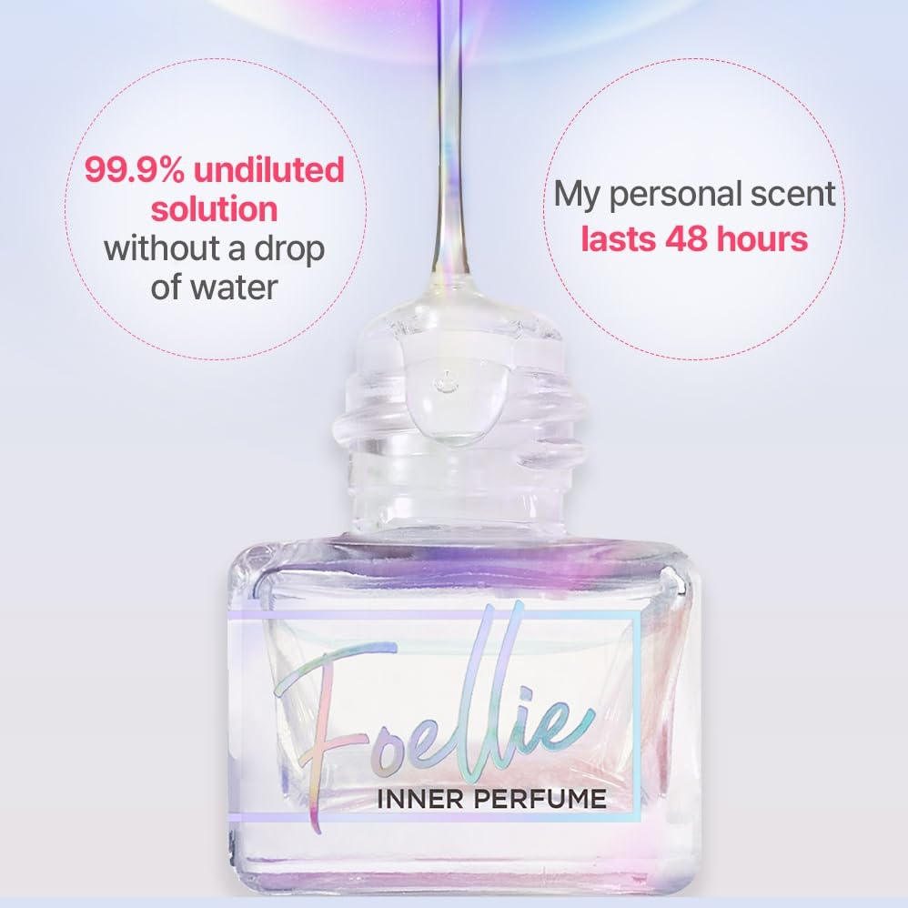 Foellie Inner Perfume Aurora 5ml(0.169 fl oz) Long Lasting Lingerie & Underwear Fragrance Human Application Tested Korean Cosmetics - Image 2