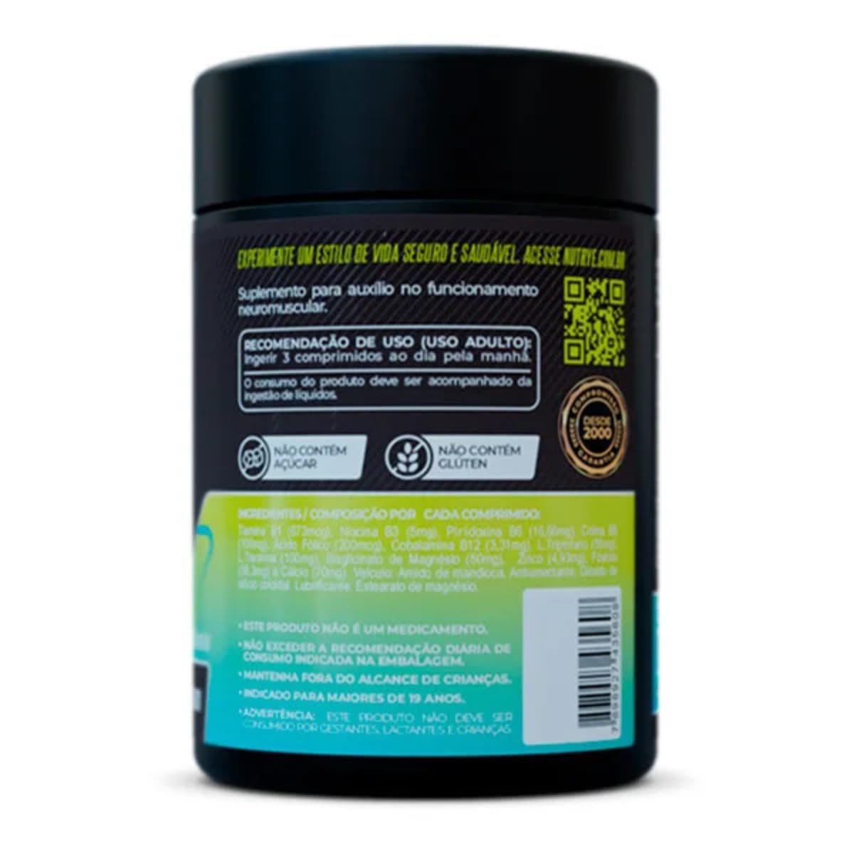 Boost Brain Suplemento Nootrópico 90 comprimidos Niacina (Vit.B3