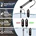 Small Aquarium Heater 100W Submersible Fish Tank Heater for 10-25 Gallons, Dual LED Display Temperature Controller, Suitable for Saltwater and Freshwater, Mini Water Heater for Betta/Turtle Tank
