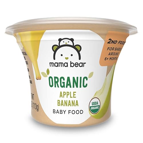 Miniatura 1 de Marca Tienda - Mama Bear Alimento orgánico para bebés recipiente de 4 onzas paquete de 12