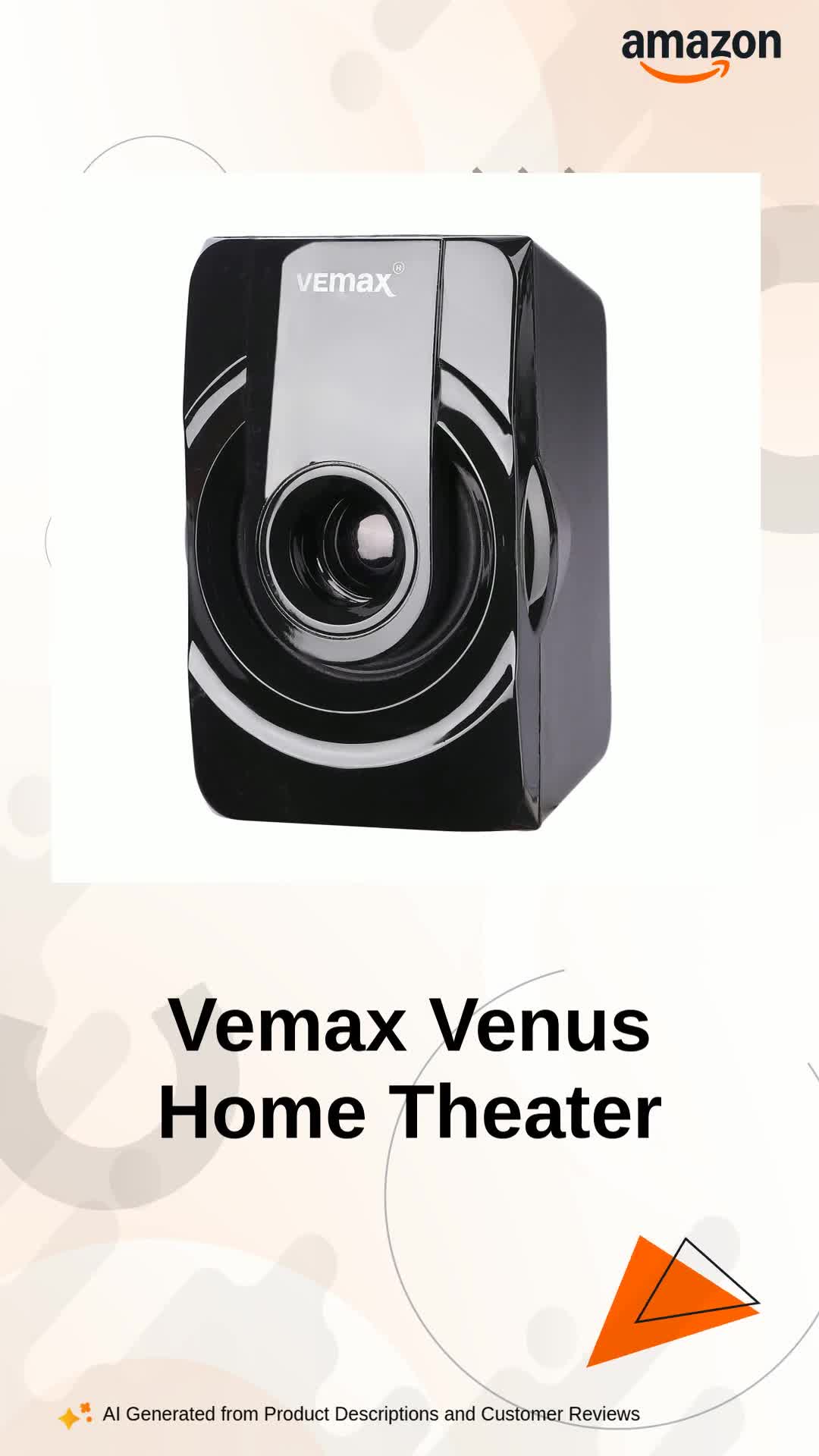 Vemax Venus 7.1 Bluetooth Multimedia Home Theater System with FM