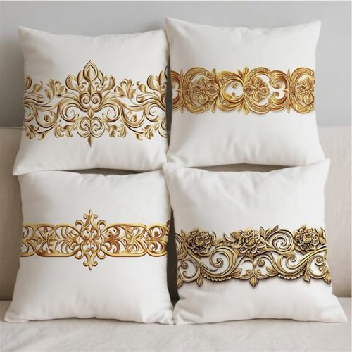 Housse coussin exterieur 60x60cm effet lin de qualité supérieure double face - 3